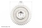 Шестерня ведомая 2-й передачи 101-2 Z-38 (возможен налет) - 2