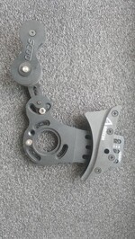 Новий заспокоювач ланцюга Amoeba Scud Chain guide 2 ролика цільнофрезерований ЧПУ 6061-Т6 алюмінієвий сплав МТБ