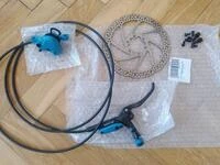 Гальмо дискове Tektro Draco/Auriga disc гідравлічне заднє синє 2100мм гідролінія