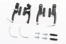 Гальмо Logan V-brake 110мм (2 колеса), алюмінієве, чорне 935AE