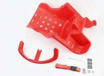 Сидіння для перевезення дітей пластмасове заднє, міцн. на багажник, червоне