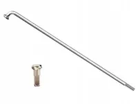 Спиця з ніпелем CnSpoke X17 239мм довжина діаметр 2мм (14G) велосипедна, ніпель 12мм