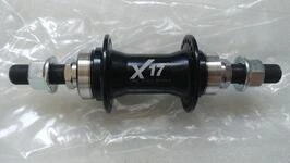 Задня X17 BMX на промах 48 спиць Dual різьблення під фривіл 35мм та 30мм Flip-Flop 14мм ось втулка велосипедная