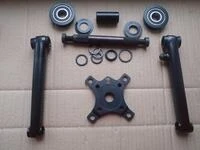 Велосипедна система KHE bikes 4130 Cr-Mo шатуни + USA каретка на промах + перехідник на 104BCD