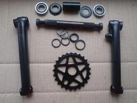 Велосипедна система KHE bikes 4130 Cr-Mo шатуни + mid каретка на промах + зірка 25Т