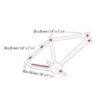 Защита рамы Zefal "Skin Armor S" (2603) полиуретан. прозр. (7шт) (3420582603012)