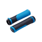 Ручки керма BBB BHG-96 "Cobra" 142 мм чорно-сині із замком (8716683111330)