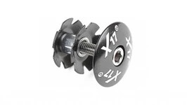 Ромашка + кришечка + болт Х17 1.1/8" в зборі алюмінієва чорна для BMX БМХ MTB МТБ