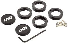Замки для грипс ODI Set Lock Jaw Clamps w/Snap Caps - Black (чорні)