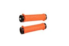 Гріпси ODI Troy Lee Designs Signature  MTB Lock-On Bonus Pack Orange w/ Black Clamps (помаранчеві з чорними