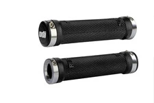 Гріпси ODI Ruffian MTB Lock-On Bonus Pack Black w/Silver Clamps (чорні з серебристыми замками)