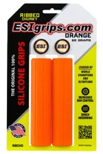 Гріпси ESI Ribbed Chunky Orange Silicone Bicycle Grips