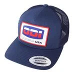 Кепка ODI California Hat Flat Bil Retro/Dad Navy/Wht