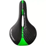 Сідло вузьке спортивне MTB PROMASTER чорно-зелене