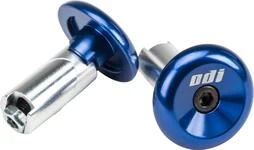 Баренди ODI Aluminum End Plugs w/Lasered Logo BLUE