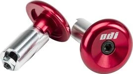 Баренди ODI Aluminum End Plugs w/Lasered Logo Red