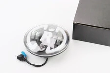 Фары круглой передняя часть с ободком "R" универсальная 6-LED, d-180mm, МОТО TUNING