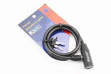 Замок противоугонный тросовый 800х8мм под ключ, TY414