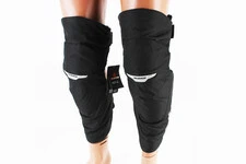 Наколінники захисні (коліно+гомілка) к-кт 2шт, Чорні, тип 2