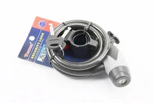 Замок протиугінний тросовий 1500х12мм під ключ, кріплення за трубу сидіння, TY545