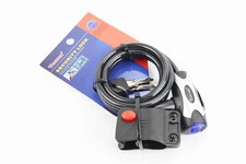 Замок противоугонный тросовый 1500х8мм под ключ, крепл. за трубу сидения, TY555