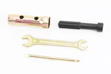 Ключ свічковий для 4Т - 16/18mm + 2 предмети (ріжковий ключ 8*10mm/викрутка ±) "ЗІП"