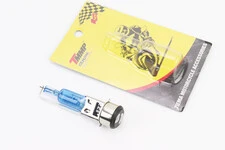 Лампа фари H6 BA20D 12V 35 / 35W "super" синя "свічка"