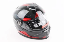 Шлем интеграл, закрытый BLD-М65 S (55-56см), ЧЕРНЫЙ/КРАСНО-СЕРЫЙ