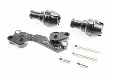 Крашпеди-слайдери (відбійники) універсальні, зі зміщеним кріпленням, ЧОРНИЙ к-кт 2шт