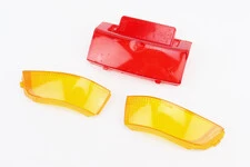 Honda DIO AF-18 "скло" - стопа, червоне + поворотів, жовті к-кт 3шт