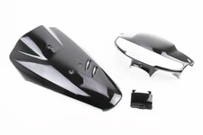 Honda DIO AF-27 пластик - к-кт фарбовані 5 деталей, ЧОРНИЙ