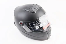 Шлем интеграл, закрытый+очки BLD-М61 М (57-58см), ЧЕРНЫЙ матовый