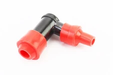 Ковпачок свічки "люлька" 90град з гумкою "СІЛІКОН"