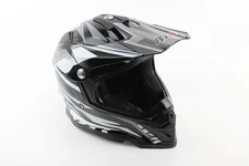 Шлем кроссовый/эндуро/АТV BLD-819-7 М (57-58см), ЧЕРНО-БЕЛЫЙ