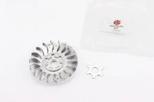 Крыльчатка переднего вариатора (под вал 13мм) + шайба "крест" Yamaha JOG 50