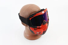 Окуляри+захисна маска, червоно-чорна (хамелеон скло) MT-009