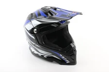 Шлем кроссовый/эндуро/АТV BLD-819-7 М (57-58см), ЧЕРНО-СИНИЙ