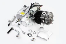 Двигатель мопедный в сборе 110куб (Delta) - "механика"