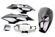 Suzuki LET'S-III пластик - к-кт фарбовані 5 деталей, ЧОРНИЙ