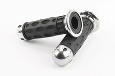 Рукоятка руля лев./пр. к-кт с хром. наконечниками, тип 2