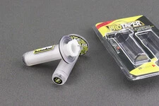 Рукоятка руля лев./пр. к-кт силикон прозрачный, желтые