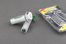 Рукоятка руля лев./пр. к-кт силикон прозрачный, зеленые