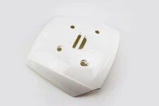 Yamaha GEAR 4Т пластик - передній основний "дзьоб", БІЛИЙ