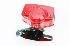 Ліхтар задній ALPHA, чорна ніжка під два болти (якісний), тип 2