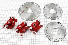 Гальмівна механічна система передня + задня в зборі, к-кт 6 деталей