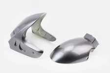Пластик - крыло переднее к-кт 2шт (две части) Storm New, СЕРЫЙ