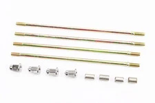 Шпилька двигуна к-кт 70cc (193мм-2шт, 186мм-2шт) + гайки, втулки