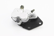 Гальмівний супорт задньої системи (двопоршневий)+колодки ТИП №3.1, сріблястий