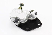 Гальмівний супорт задньої системи (двопоршневий)+колодки ТИП №4, сріблястий