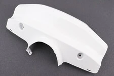 УЦІНКА Yamaha GEAR пластик - керма передній "голова", БІЛИЙ (див. фото, відламане кріплення)